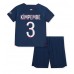 Günstige Paris Saint-Germain Presnel Kimpembe #3 Babykleidung Heim Fussballtrikot Kinder 2023-24 Kurzarm (+ kurze hosen)